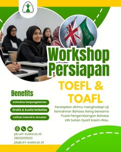 Workshop Persiapan TOEFL dan TOAFL
